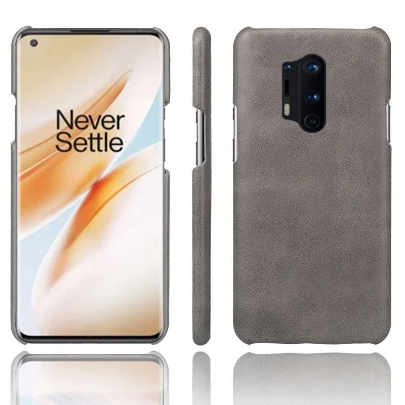 Deksel OnePlus 8 Pro Svart Ksq Skinneffekt