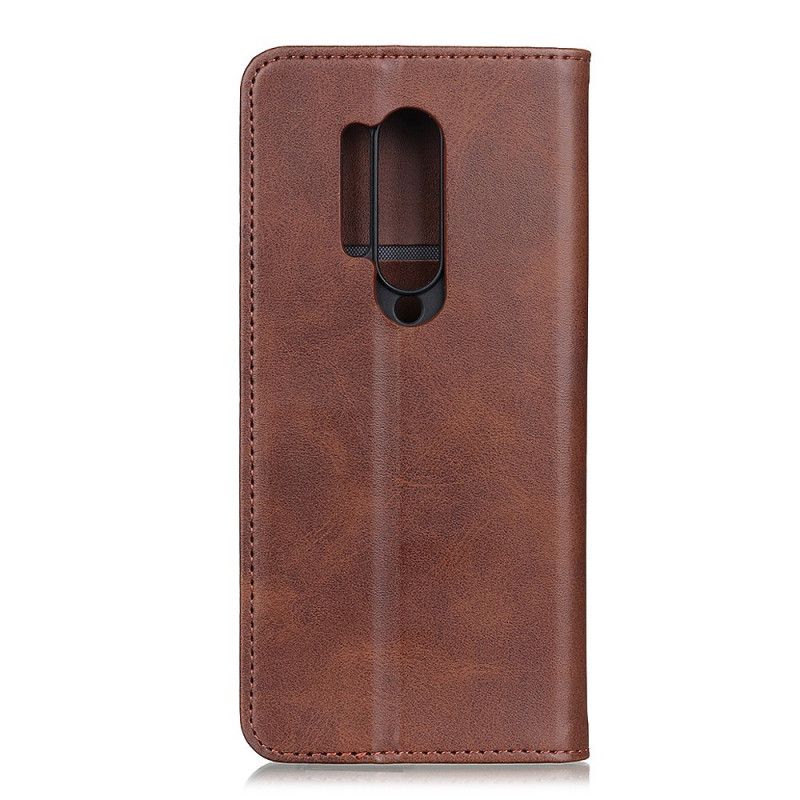 Folio Deksel for OnePlus 8 Pro Svart Delt Skinn