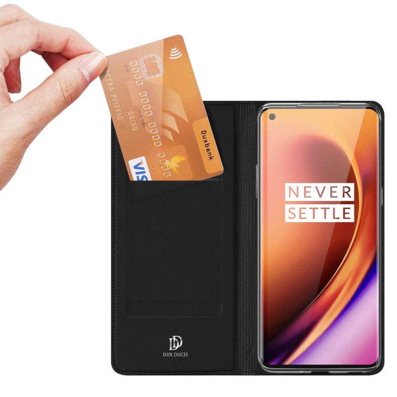 Folio Deksel OnePlus 8 Pro Svart Pro Dux Ducis Hud Anti-fall