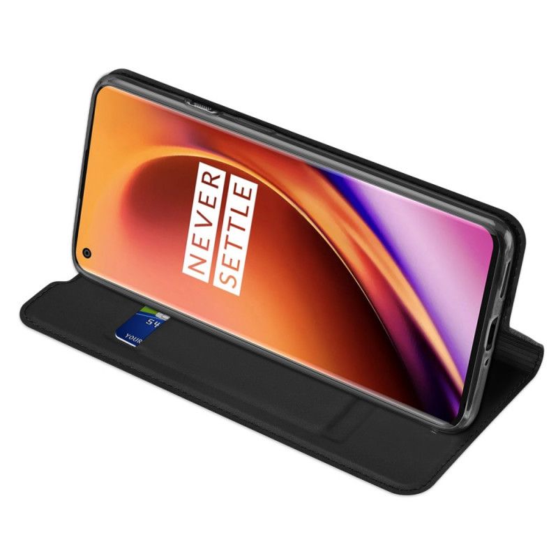 Folio Deksel OnePlus 8 Pro Svart Pro Dux Ducis Hud Anti-fall