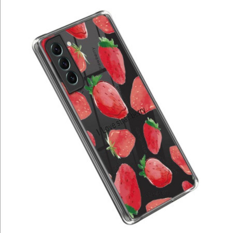 Deksel Til Samsung Galaxy S23 Plus 5G Sømløse Jordbær