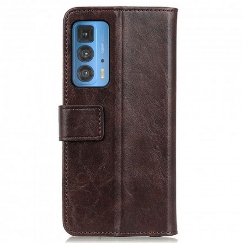 Folio Deksel Motorola Edge 20 Pro Khazneh Elegance Leather Style