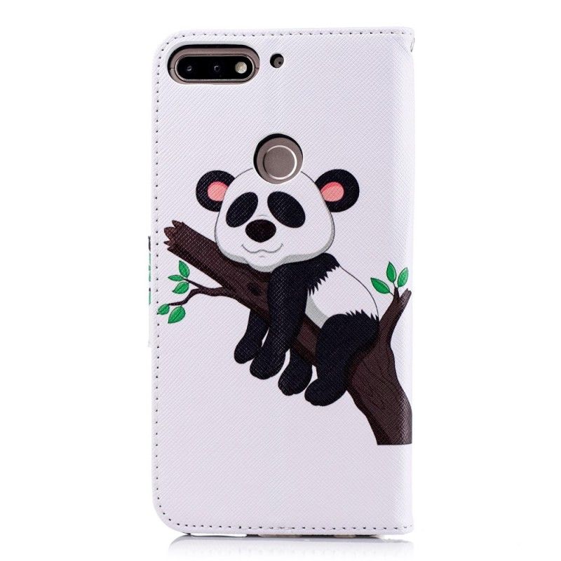 Folio Deksel Honor 7C Lat Panda Beskyttelse