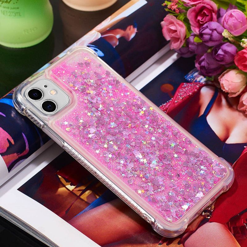 Iphone 11 Glitter And Cord Case