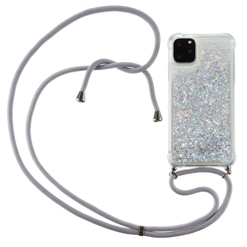 Iphone 11 Pro Glitter And Cord Case