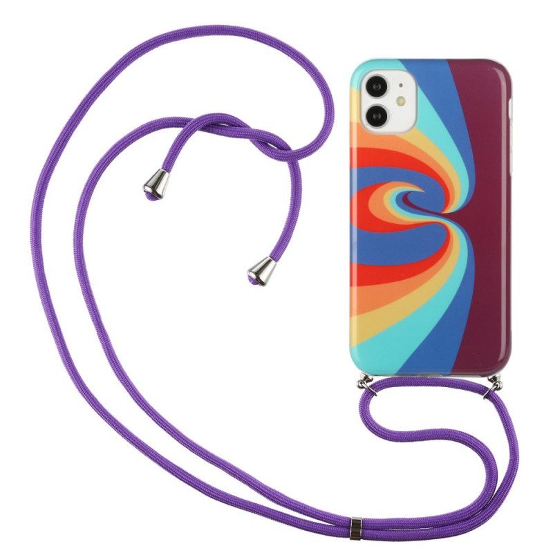 Rainbow-Snor Iphone 12/12 Pro-Deksel