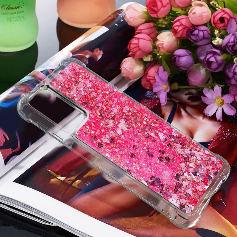 Samsung Galaxy A32 5G Glitterveske Med Ledning