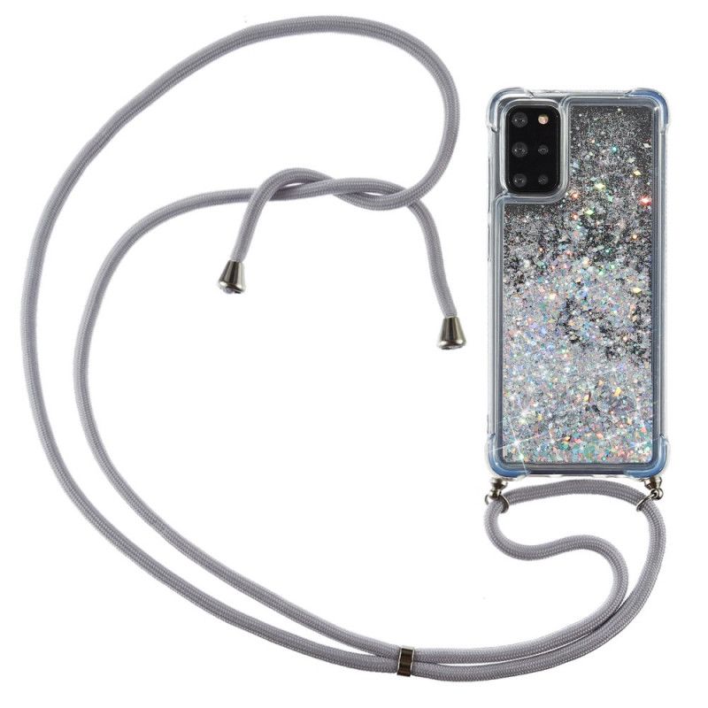 Samsung Galaxy S20 Plus / S20 Plus 5G Glitterveske Med Ledning