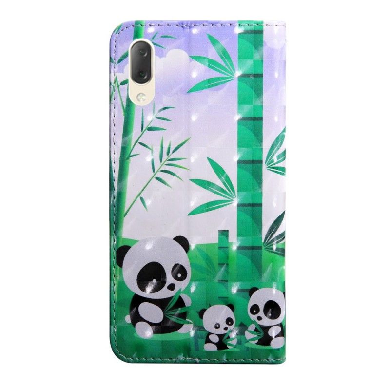 Folio Deksel for Sony Xperia L3 Pandafamilie