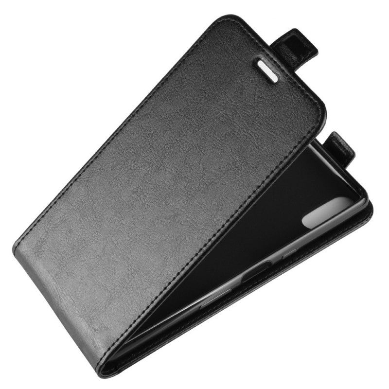 Folio Deksel Sony Xperia L3 Svart Sammenleggbar Skinneffekt