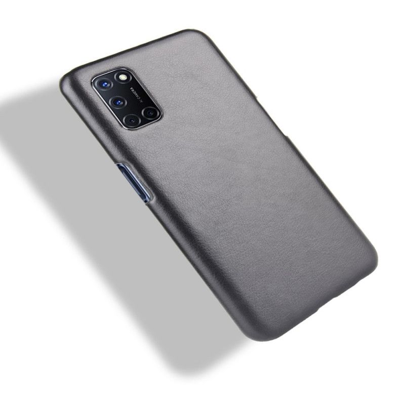 Deksel Oppo A72 Svart Ytelse Lychee-Effekt