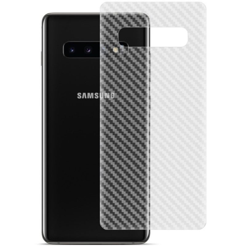 Bakre Beskyttelsesfilm Samsung Galaxy S10 Plus Carbon Imak