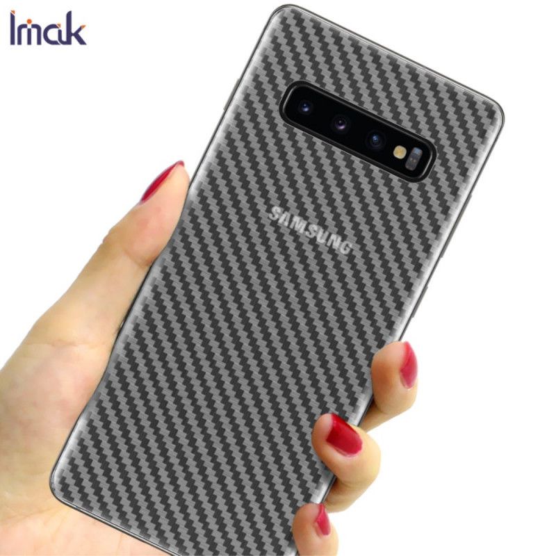 Bakre Beskyttelsesfilm Samsung Galaxy S10 Plus Carbon Imak