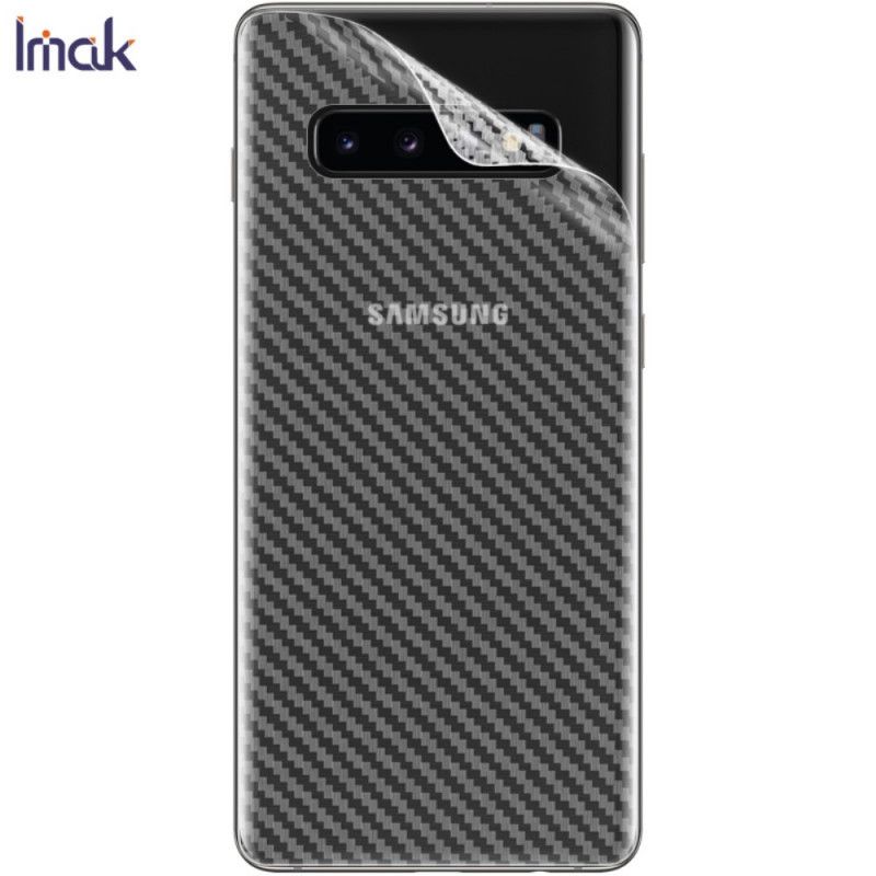 Bakre Beskyttelsesfilm Samsung Galaxy S10 Plus Carbon Imak