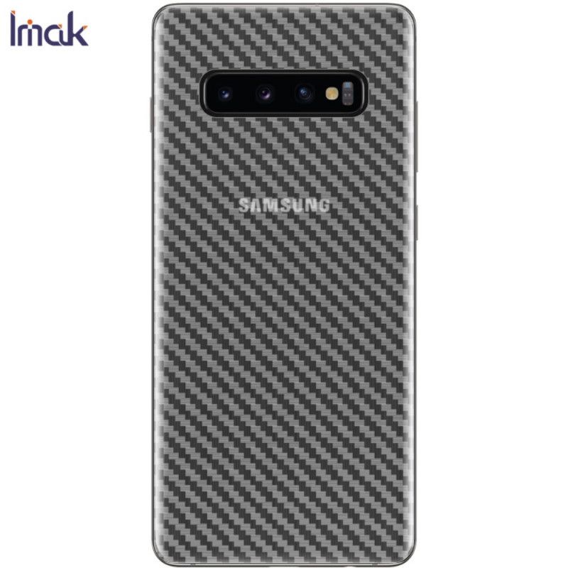 Bakre Beskyttelsesfilm Samsung Galaxy S10 Plus Carbon Imak