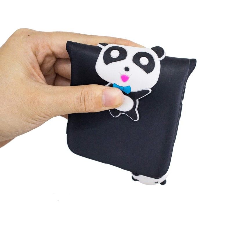 Deksel Samsung Galaxy S10 Plus Rød 3D Min Panda Anti-fall