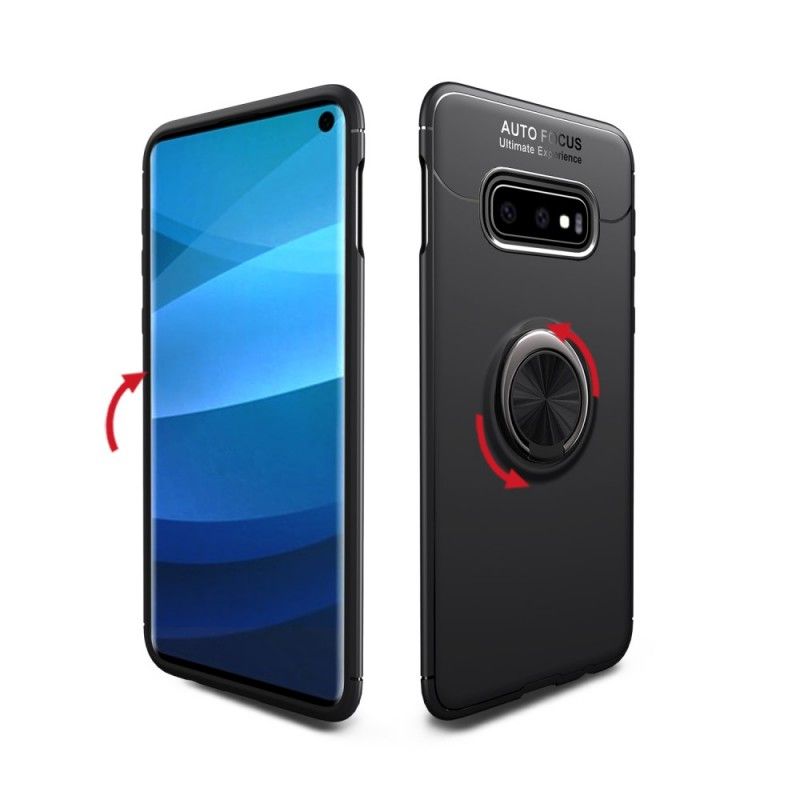 Deksel Samsung Galaxy S10 Plus Svart Roterende Ring Anti-fall