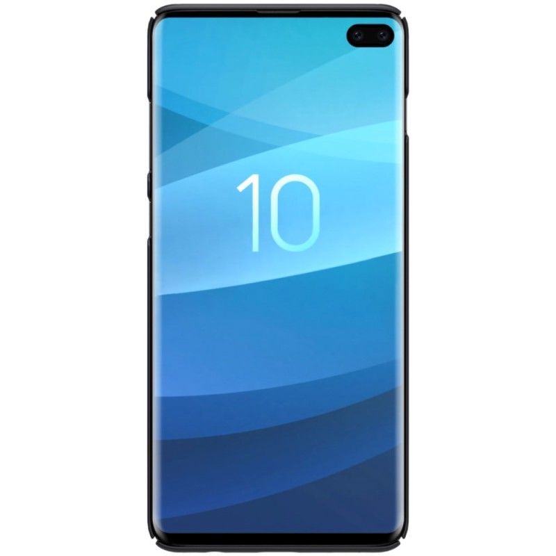 Deksel Samsung Galaxy S10 Plus Svart Stiv Frostet Nillkin