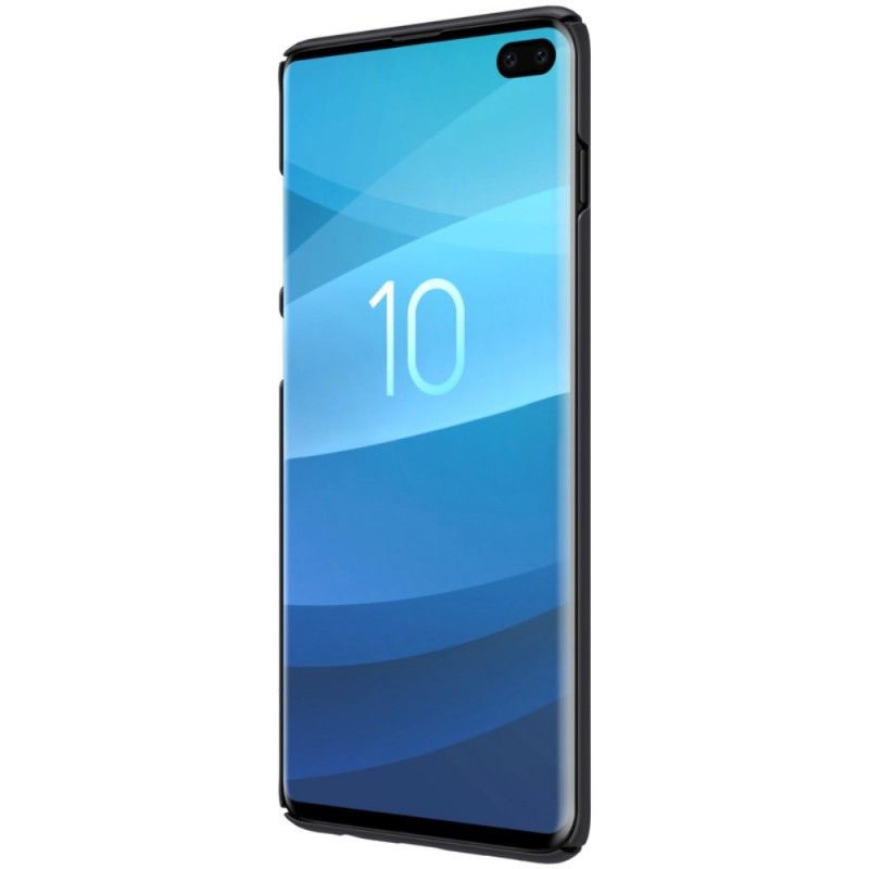 Deksel Samsung Galaxy S10 Plus Svart Stiv Frostet Nillkin