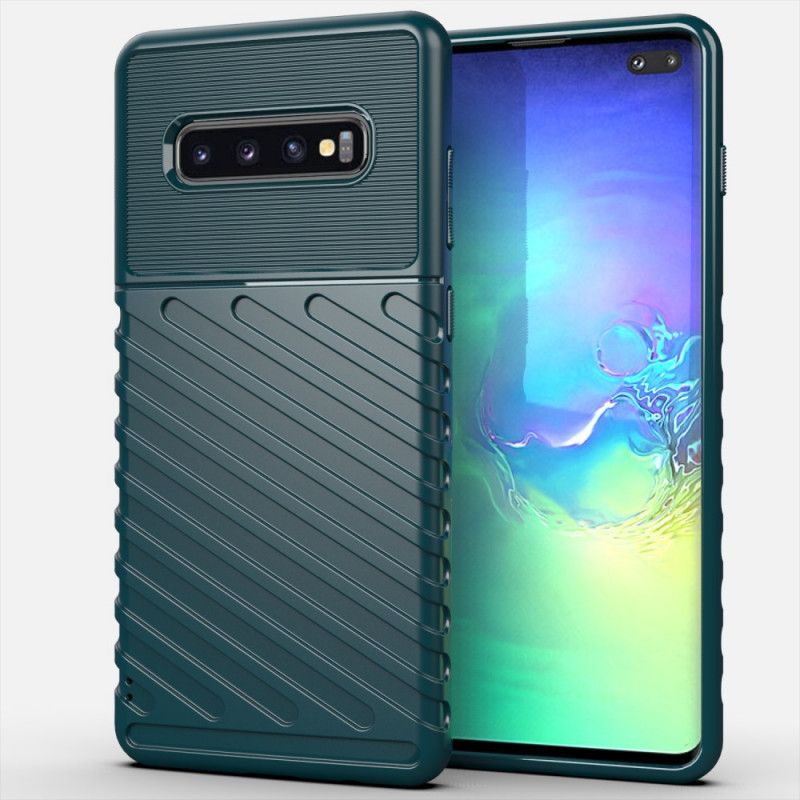 Deksel Samsung Galaxy S10 Plus Svart Torden-Serien