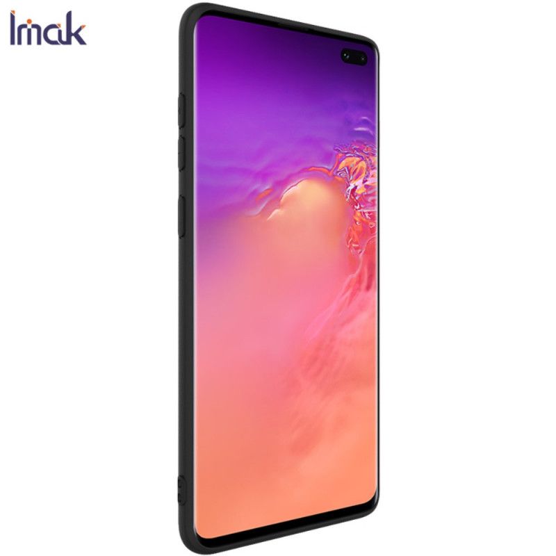 Deksel Samsung Galaxy S10 Plus Svart Uc-1-Serien Silikonmatte Imak