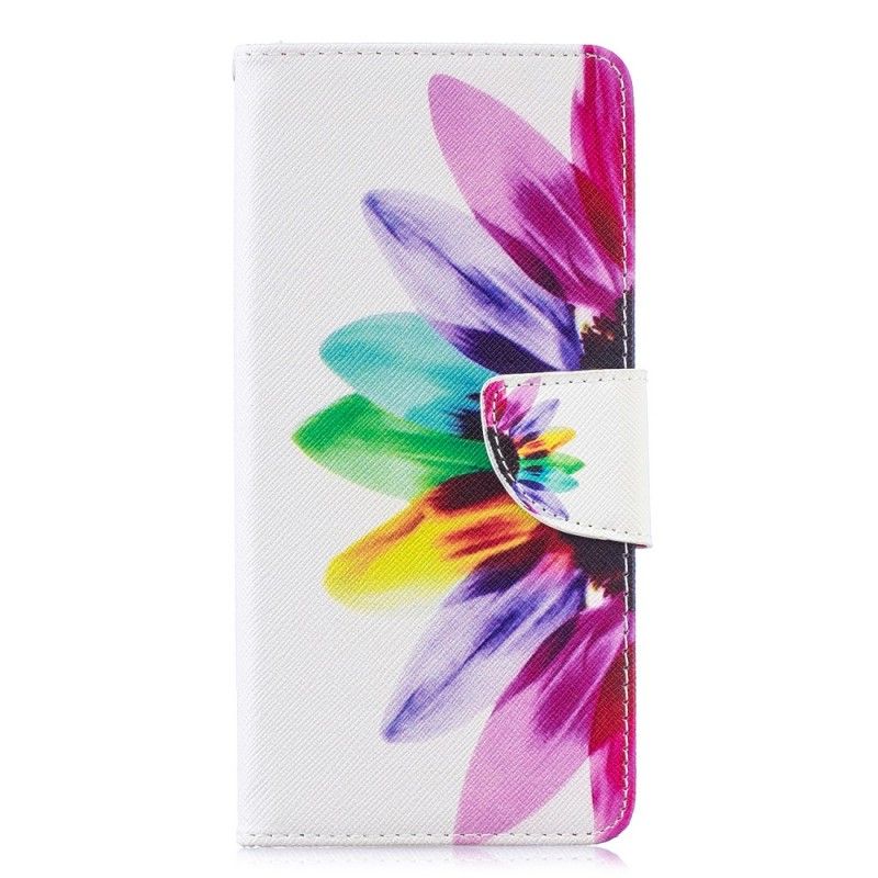 Folio Deksel for Samsung Galaxy S10 Plus Akvarellblomst