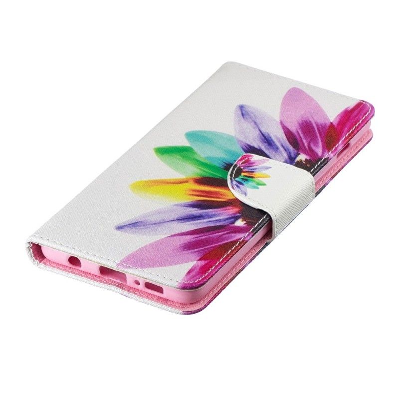 Folio Deksel for Samsung Galaxy S10 Plus Akvarellblomst