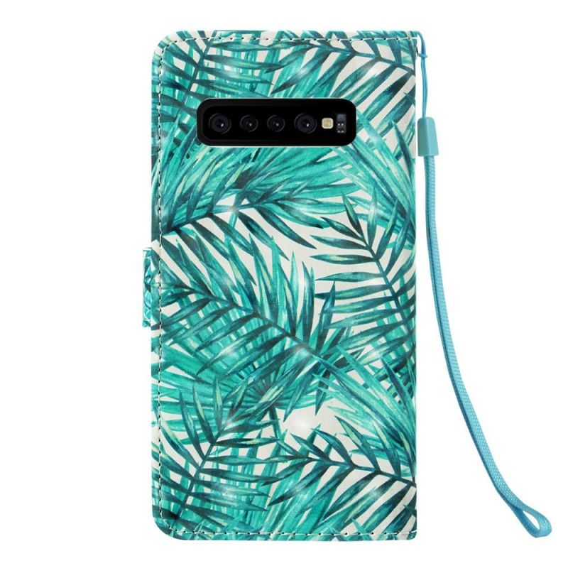 Folio Deksel for Samsung Galaxy S10 Plus Blader