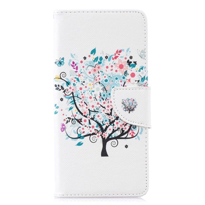 Folio Deksel for Samsung Galaxy S10 Plus Blomstret Tre