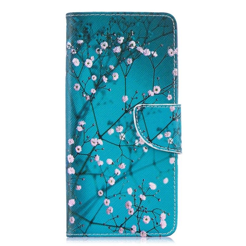 Folio Deksel Samsung Galaxy S10 Plus Blomstrende Tre