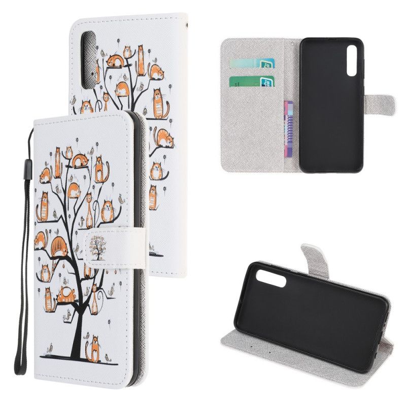 Folio Deksel Huawei P Smart S Funky Tanga Katter