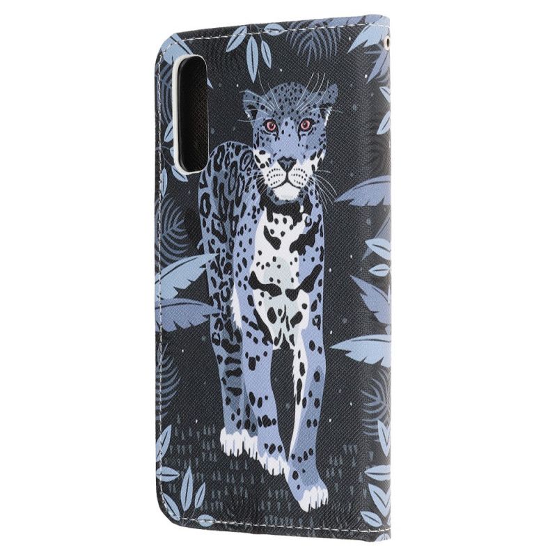 Folio Deksel Huawei P Smart S Leopard Med Tanga