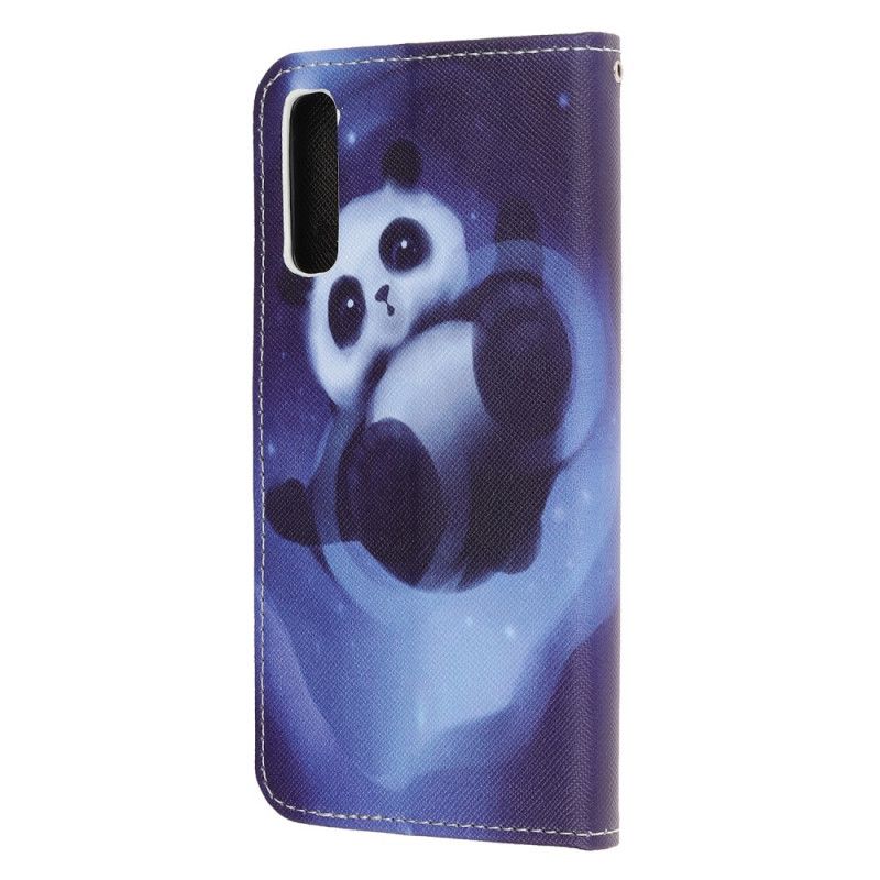 Folio Deksel Huawei P Smart S Pandarom Med Tanga Anti-fall