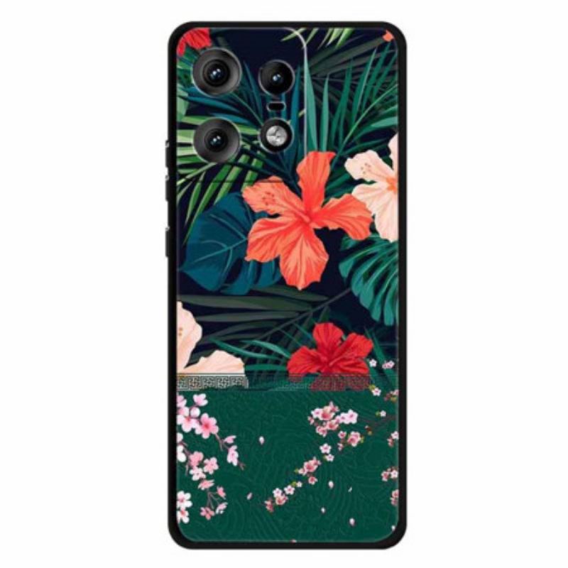 Deksel Til Motorola Edge 50 Pro Blomster