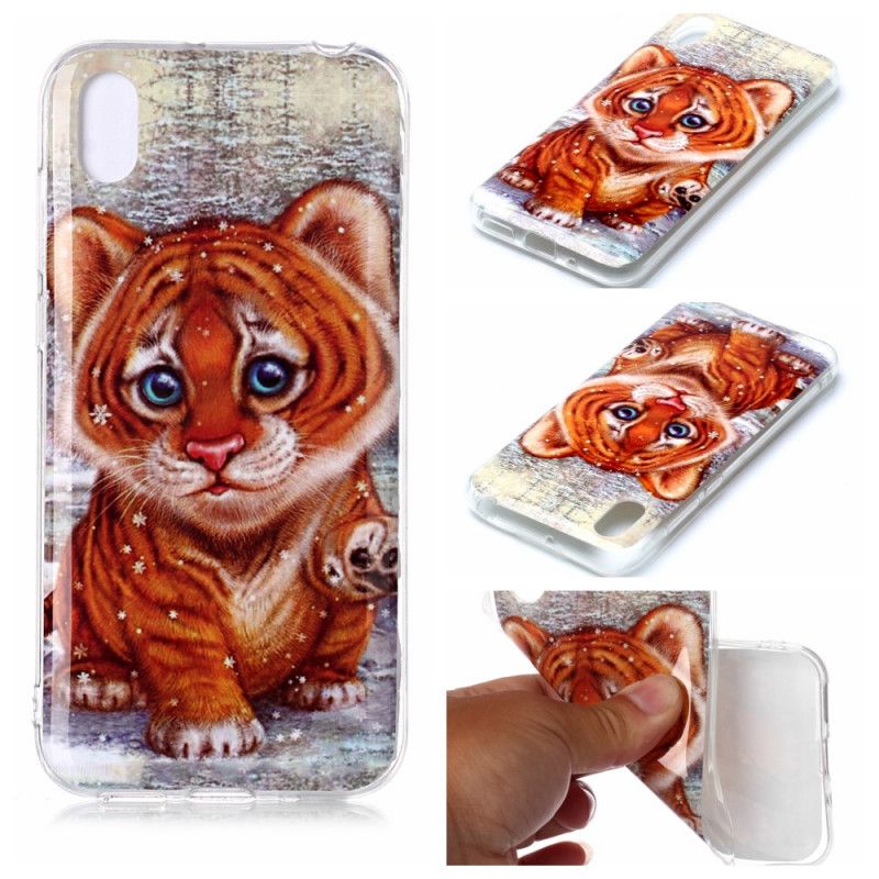 Deksel for Huawei Y5 2019 Baby Tiger