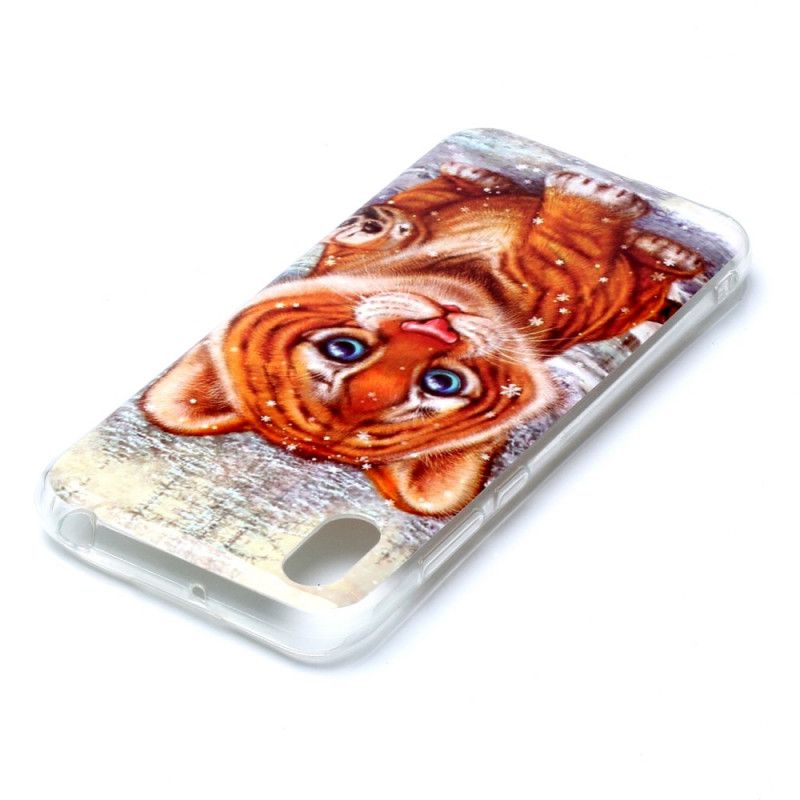 Deksel for Huawei Y5 2019 Baby Tiger