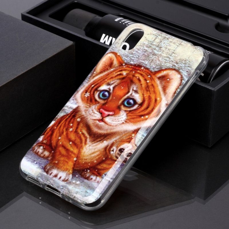 Deksel for Huawei Y5 2019 Baby Tiger