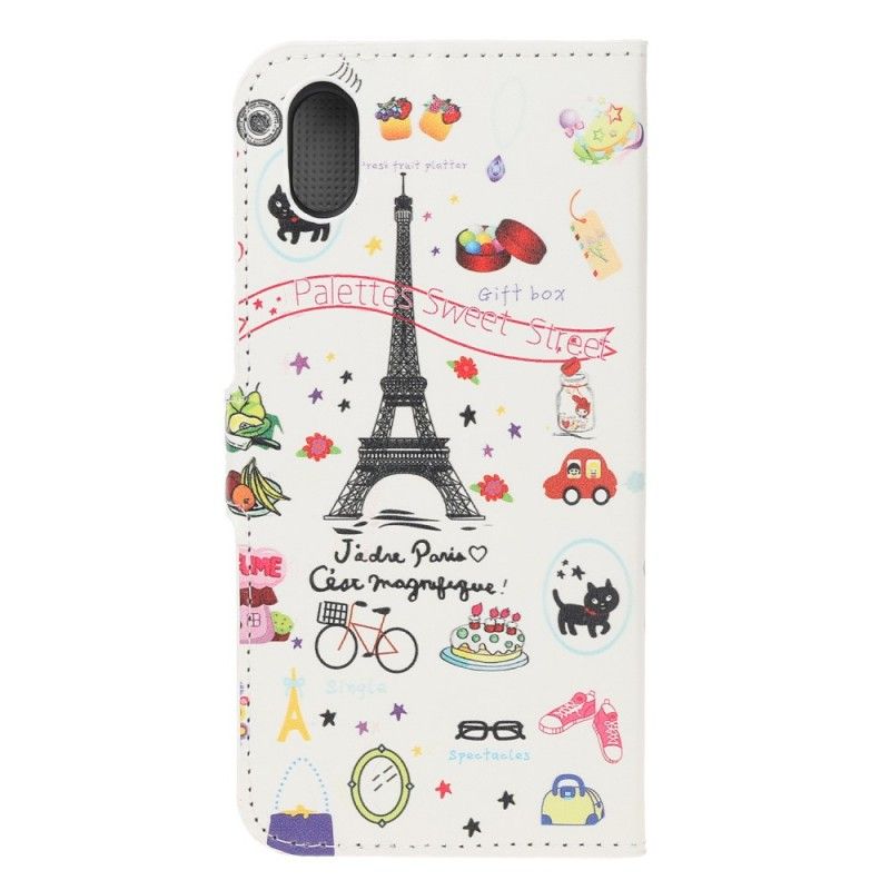 Folio Deksel Honor 8S Jeg Elsker Paris