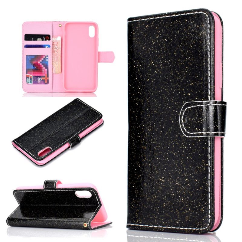 Folio Deksel Honor 8S Magenta Glitter