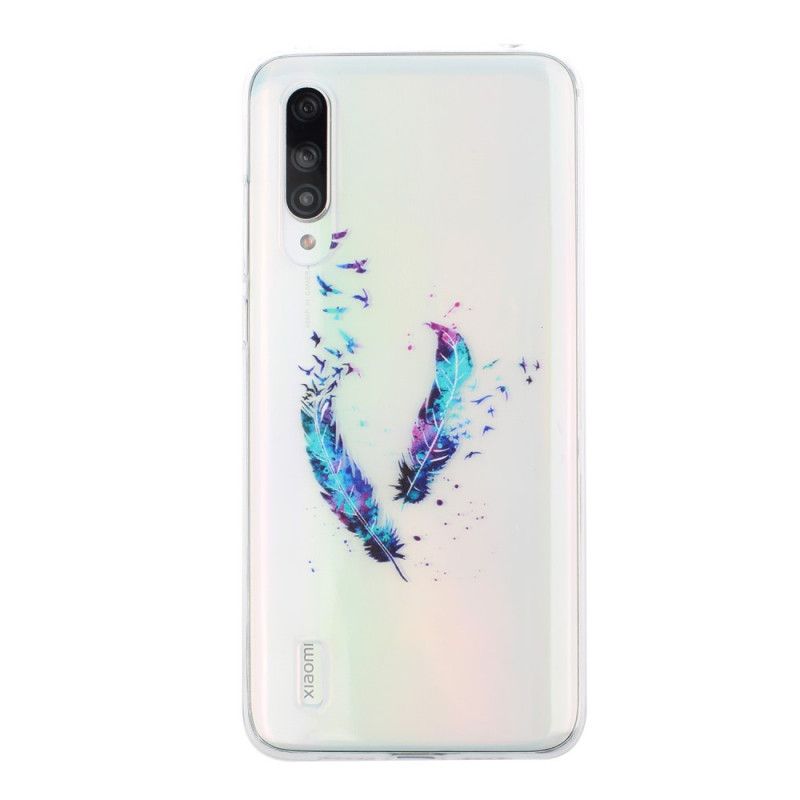 Deksel Xiaomi Mi 9 Lite Mobildeksel Gjennomsiktige Fjær