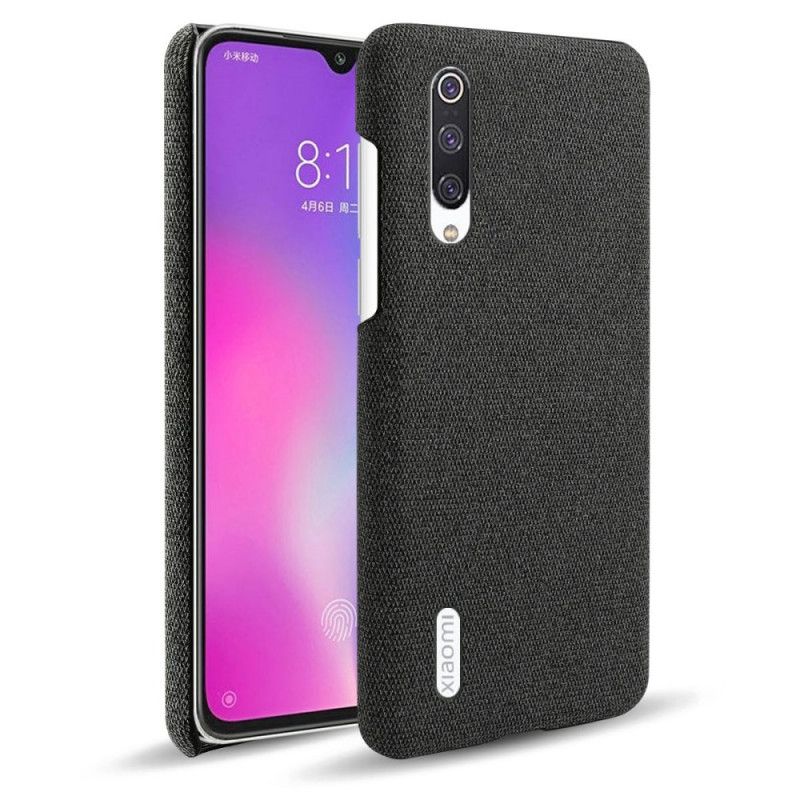 Deksel Xiaomi Mi 9 Lite Svart Elegant Stoff