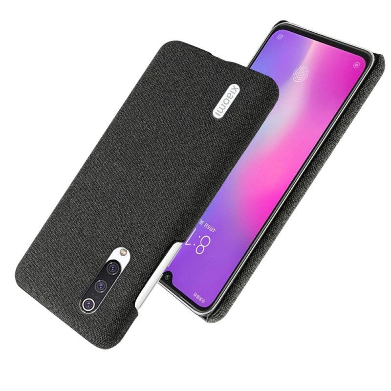 Deksel Xiaomi Mi 9 Lite Svart Elegant Stoff