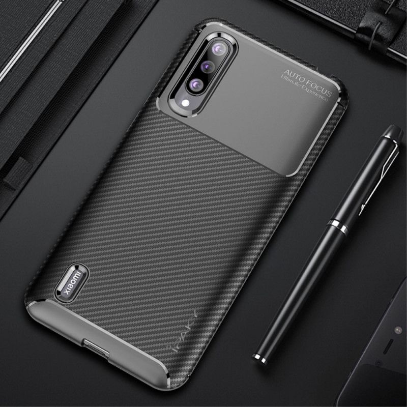 Deksel Xiaomi Mi 9 Lite Svart Ipaky Karbonfiber