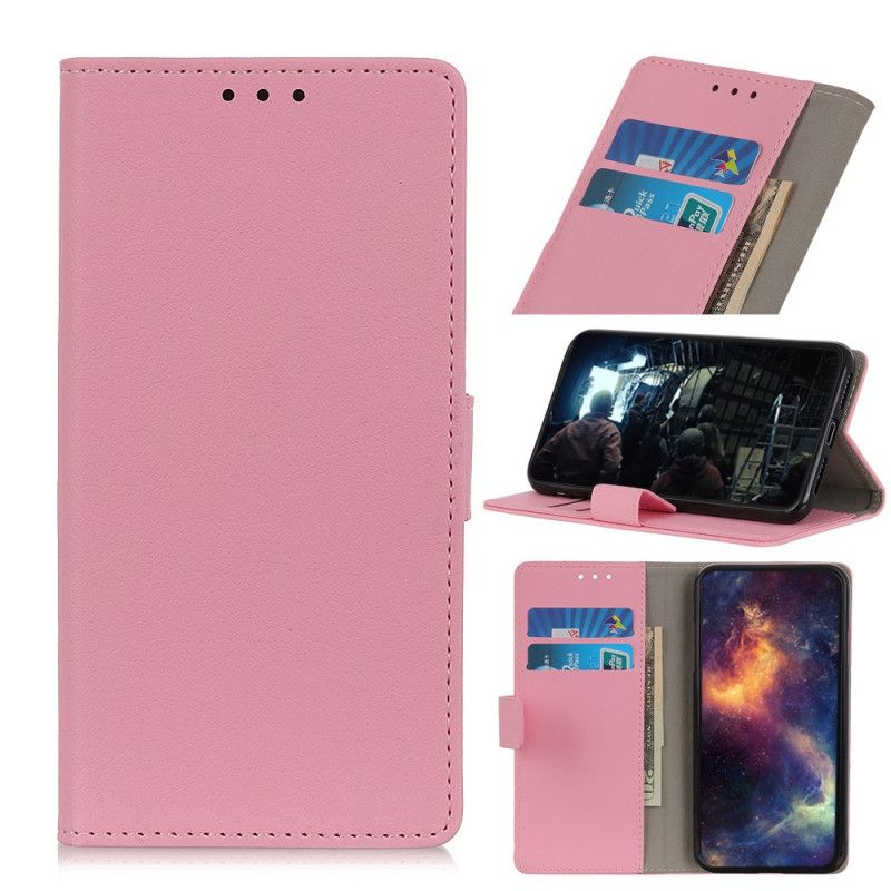 Folio Deksel for Xiaomi Mi 9 Lite Svart Skinneffekt