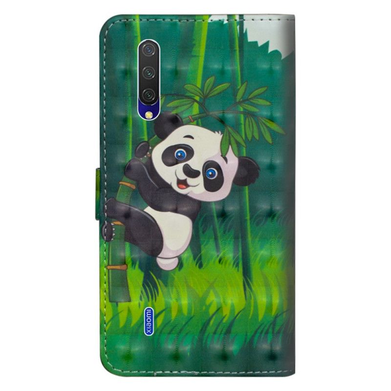 Folio Deksel Xiaomi Mi 9 Lite Panda Og Bambus Beskyttelse