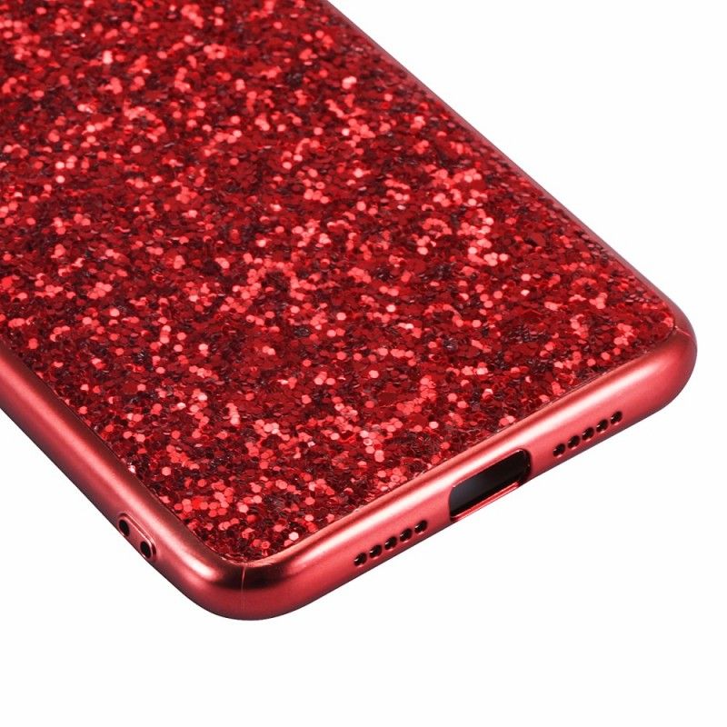 Deksel for Xiaomi Mi 9 Rød Jeg Er Glitter