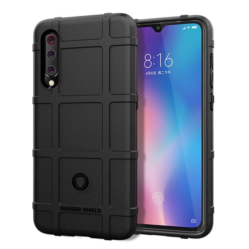 Deksel for Xiaomi Mi 9 Svart Robust Skjold