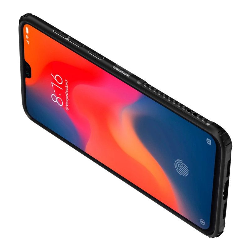 Deksel Xiaomi Mi 9 Grønn Premium Metall Og Imitert Skinnring