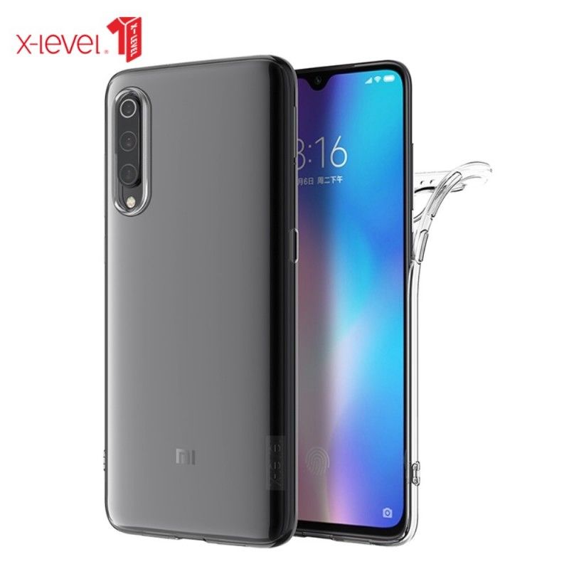 Deksel Xiaomi Mi 9 Mobildeksel Gjennomsiktig X-Nivå