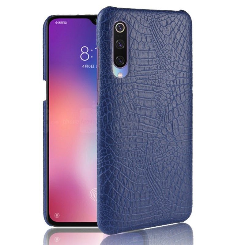 Deksel Xiaomi Mi 9 Rød Krokodillehudeffekt